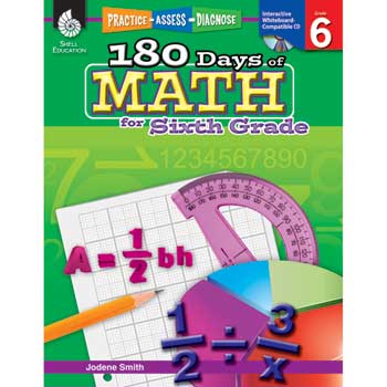 Shell Education 180 Days of Math, Grade 6