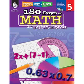 Shell Education 180 Days of Math, Grade 5