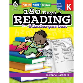 Shell Education Practice, Assess, Diagnose: 180 Days of Reading for Kindergarten