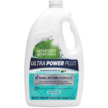 Seventh Generation Ultra Power Plus™ Natural Automatic Dishwasher Gel, 65 oz. Bottle, Fresh Scent