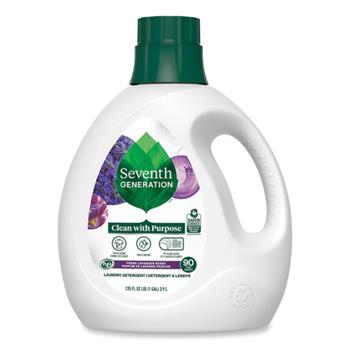 Seventh Generation Natural Liquid Laundry Detergent, Fresh Lavender, 135 oz Bottle