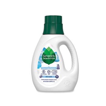Seventh Generation Natural Liquid Laundry Detergent, Fragrance Free, 45 oz Bottle, 6/Carton