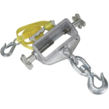 Vestil Hoisting Hook, Single Fork / Swivel Latch, 4000 lb. Capacity, 6&quot; x 2 1/4&quot; Fork Pocket Size