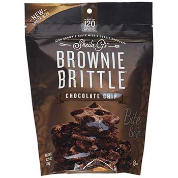 Sheila G&#39;s Brownie Brittle™, Chocolate Chip, 2.75 oz., 8/CS