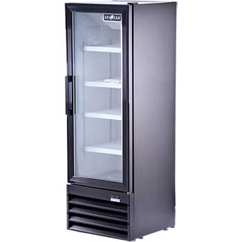 Spartan Reach-In Refrigerator Merchandiser, One-Section, 10.0 cu. ft., 4.6 amps