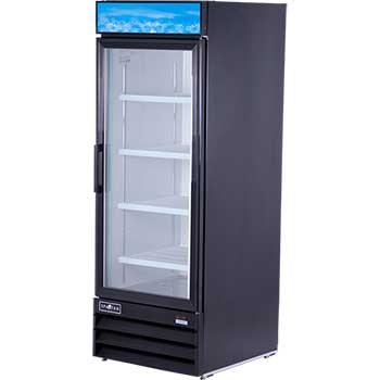 Spartan Reach-In Refrigerator Merchandiser, One-Section, 24.0 cu. ft., Steel, 7.6 amps