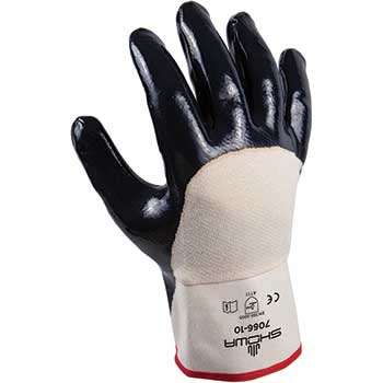SHOWA 7006 Palm Coated Nitrile Glove, General Purpose, Large, 12/PK