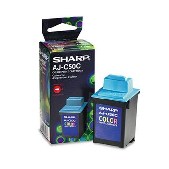 Sharp AJC50C Ink, 600 Page-Yield, Tri-Color