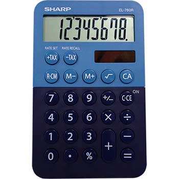 Sharp EL-760R 8-Digit Desktop Calculator