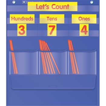 Scholastic Counting Caddy and Place Value Pocket Chart