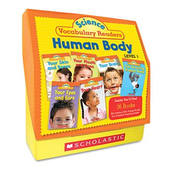Scholastic Science Vocabulary Readers: Human Body, 26 books/16 pages and Teaching Guide