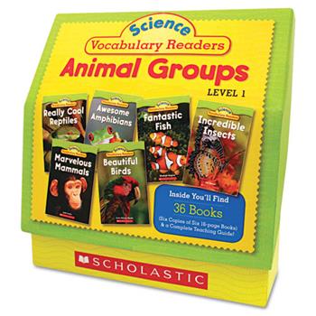 Scholastic Science Vocabulary Readers: Animal Groups, 26 books/16 pages and Teaching Guide