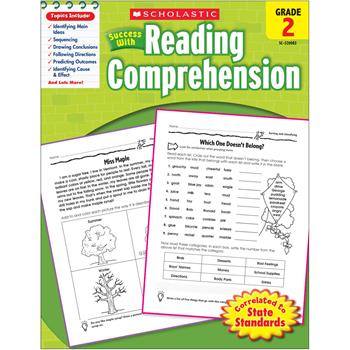 Scholastic Workbook, Scholastic Succuess With Reading Comprehension, Grade 2