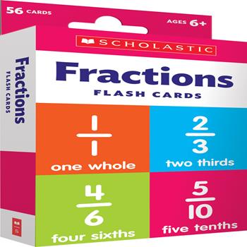 Scholastic Flash Cards, Fractions