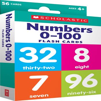 Scholastic Flash Cards, Numbers 0-100