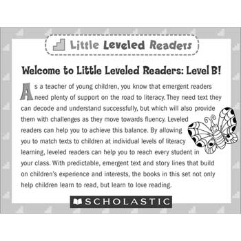 Scholastic Little Leveled Readers: Level B Box Set