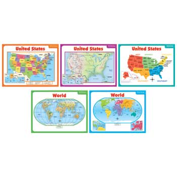Scholastic Teaching Maps Bulletin Board Set