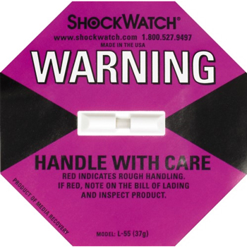 W.B. Mason Co. ShockWatch&#174; Indicators, 37G, Purple, 50/CS