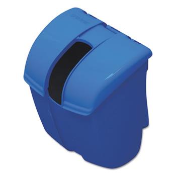 San Jamar Saf-T-Ice Scoop Caddy, For Scoops up to 86 oz., Blue, Plastic