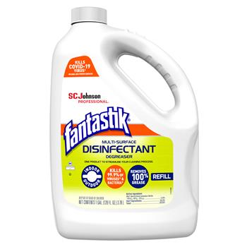 Fantastik&#174; Disinfectant Degreaser, Fresh Scent, 1 gal, 4/Carton