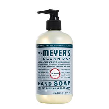 Mrs. Meyer&#39;s Clean Day Hand Soap, 12.5 oz, Snow Drop