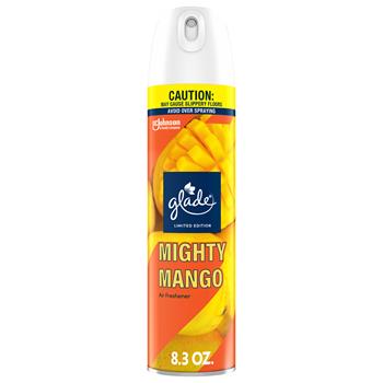 Glade Aerosol Room Freshener Mighty Mango 8.3 oz, 6/Carton