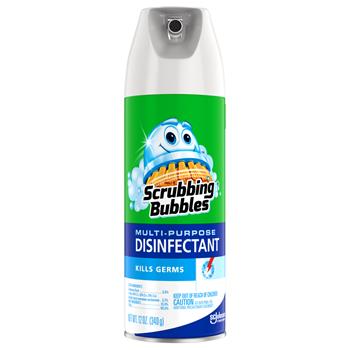 Scrubbing Bubbles Multi-Purpose Disinfecting Spray, 12 fl oz, 12 Cans/Carton