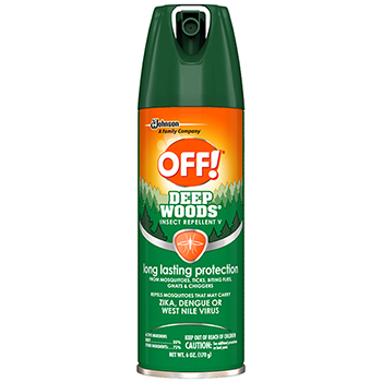 OFF!&#174; ACTIVE Insect Repellent, 6 oz Aerosol, 12/Carton