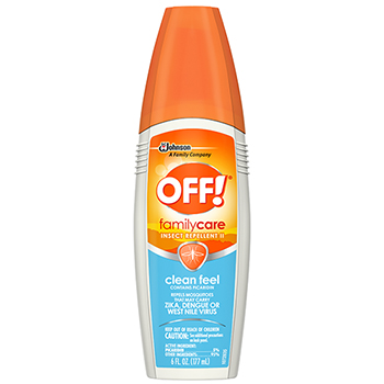 OFF!&#174; FamilyCare Spray Insect Repellent, 6 oz. Spritz, Clean Feel