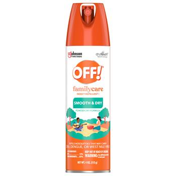 OFF! FamilyCare Spray Insect Repellent, 6 oz. Spritz, Clean Feel