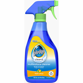 Pledge&#174; Multi-Surface Cleaner, 16 oz. Spray Bottle, Clean Citrus Scent, 6/CT