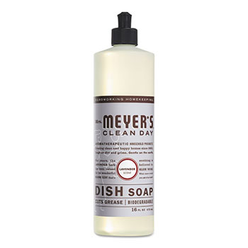 Mrs. Meyer&#39;s Liquid Dish Soap, Lavender, 16oz., 6/CS