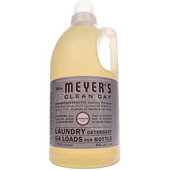 Mrs. Meyer&#39;s Liquid Laundry Detergent, Lavender, 64oz., 6/Carton