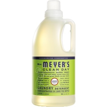 Mrs. Meyer&#39;s Liquid Laundry Detergent, Lemon Verbena, 64oz., 6/Carton