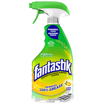 Fantastik&#174; Scrubbing Bubbles Lemon Power Antibacterial Cleaner, 32 oz Spray Bottle, 8/CT