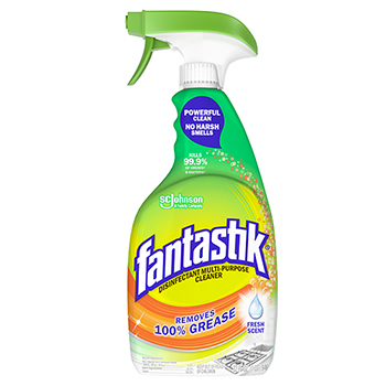 Fantastik&#174; Heavy-Duty All-Purpose Cleaner, Fresh, 32 oz. Spray Bottle, 8/CT