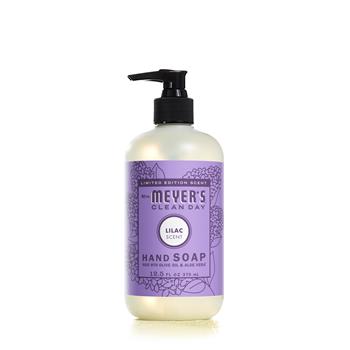Mrs. Meyer&#39;s Gel Hand Soap, Lilac Scented, 12.5 oz, 6/Carton