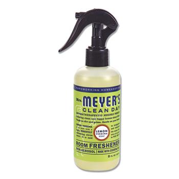 Mrs. Meyer&#39;s Clean Day Room Freshener, Lemon Verbena, 8 oz, Non-Aerosol Spray, 6/Carton