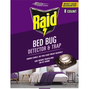 Raid Bed Bug Detector, 8 Count, 6/Carton