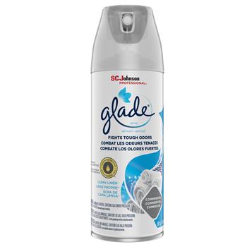 Glade Air Freshener, Clean Linen&#174;, 13.8 oz. Aerosol, 12/CT