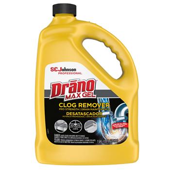 Drano&#174; Max Gel Clog Remover, Bleach Scent, 128 oz Bottle