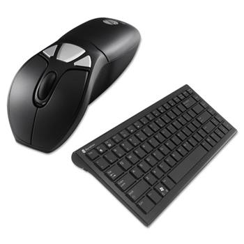 Gyration Air Mouse GO Plus Combo with Compact Keyboard, USB, Black/Silver