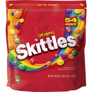 Skittles Original Candy Bag, 54 ounce