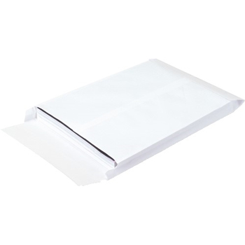 W.B. Mason Co. Ship-Lite Expandable Self-Seal Envelopes, 10 in x 13 in x 1-1/2 in, White, 100/Case