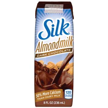 Silk&#174; Dark Chocolate Almond Milk, 8 oz. Cartons, 18/CS