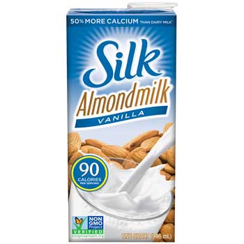 Silk Almond Milk, Vanilla, 32 oz Resealable Carton