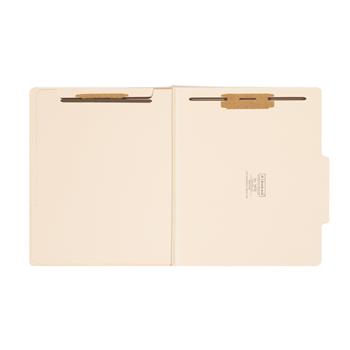 Smead Manila Classification Folders with 2/5 Right Tab, Letter, Six-Section, 10/Box