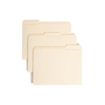 Smead SafeSHIELD Fastener Folders, Manila, Two Inch Capacity, Letter, 50/Box