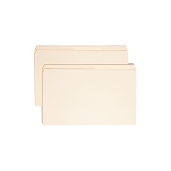 Smead File Folders, Straight Cut, Reinforced Top Tab, Legal, Manila, 100/Box