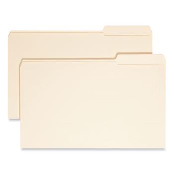 Smead File Folder, 1/3 Cut Third Position, Reinforced Top Tab, Legal, Manila, 100/Box